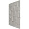 Ekena Millwork 19 5/8in. W x 19 5/8in. H Modern Square EnduraWall Decorative 3D Wall Panel Covers 2.67 Sq. Ft. WP20X20MSCDB - alternate 6